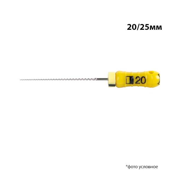 Изображение Нитифлекс / File Nitiflex 20/25мм 6шт Maillefer A012N02502000(12) 1 из 1