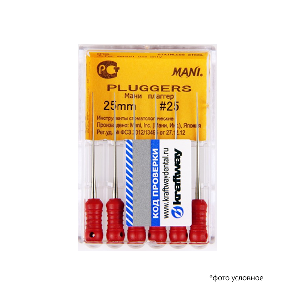 Изображение Плаггеры/Pluggers 25/25мм 6шт Mani