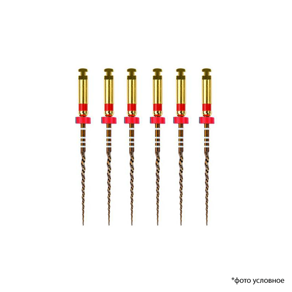 Изображение Протейпер Универсал машин. заверш. 25мм F2/Protaper Universal Finishing Files 6шт 1 из 1