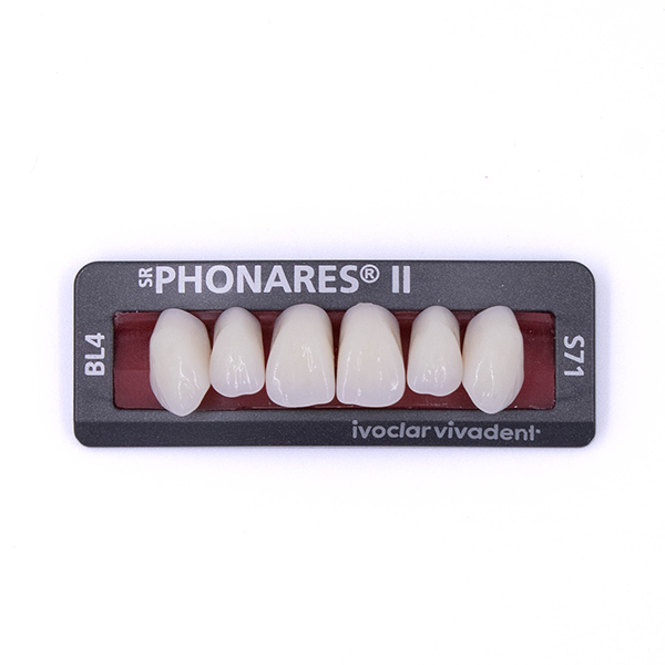 Изображение Зубы фронтальные верхние SR Phonares II Ant. set of 6 S71 BL4 644863 1 из 1