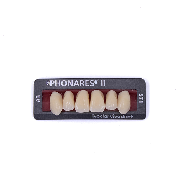 Изображение Зубы фронтальные верхние SR Phonares II Ant. set of 6 S71 A3 644866 1 из 1