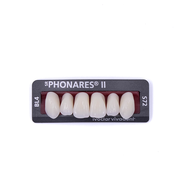 Изображение Зубы фронтальные верхние SR Phonares II Ant. set of 6 S72 BL4 644883 1 из 1