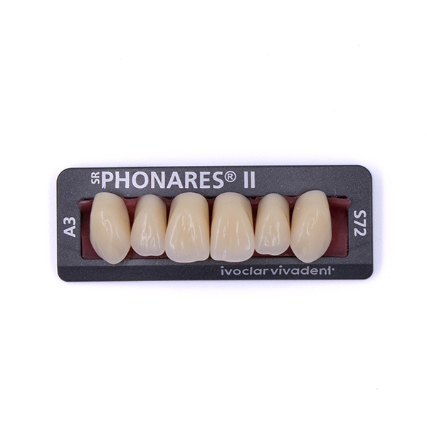 Изображение Зубы фронтальные верхние SR Phonares II Ant. set of 6 S72 A3 644886 1 из 1