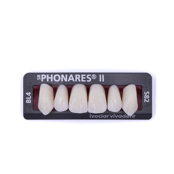 Изображение Зубы фронтальные верхние SR Phonares II Ant. set of 6 S82 BL4 644943 1 из 1