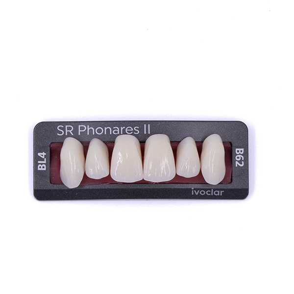 Изображение Зубы фронтальные верхние SR Phonares II Ant. set of 6 B62 BL4 645003 1 из 1