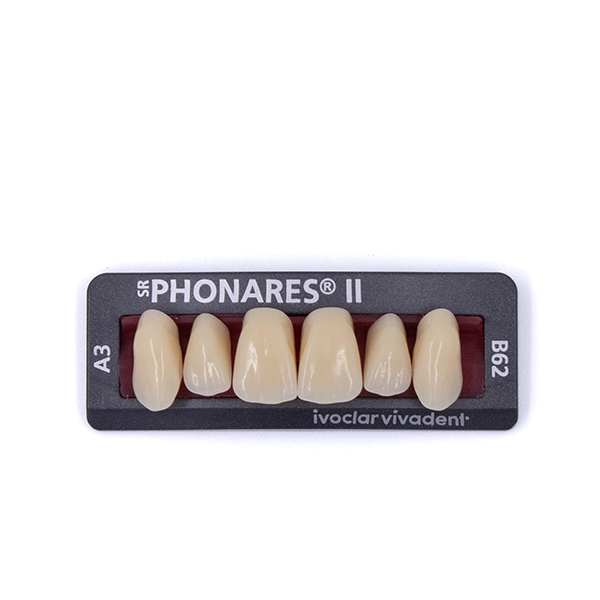 Изображение Зубы фронтальные верхние SR Phonares II Ant. set of 6 B62 A3 645006 1 из 1