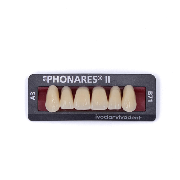 Изображение Зубы фронтальные верхние SR Phonares II Ant. set of 6 B71 A3 645046 1 из 1