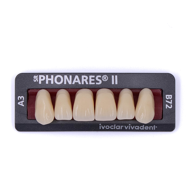 Изображение Зубы фронтальные верхние SR Phonares II Ant. set of 6 B72 A3 645066 1 из 1