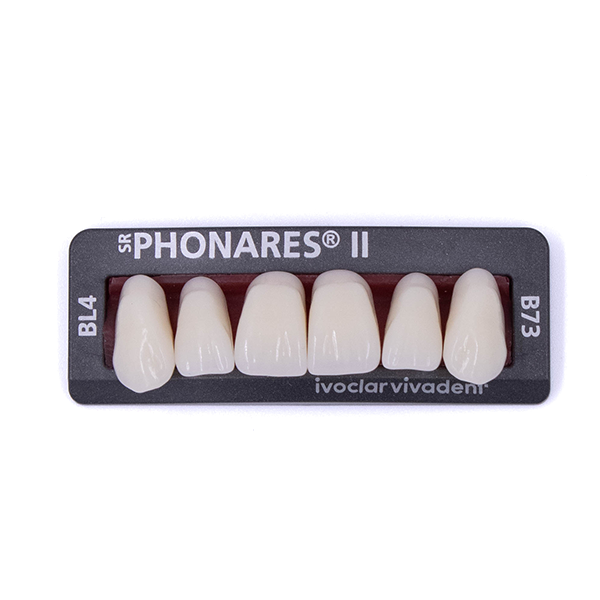 Изображение Зубы фронтальные верхние SR Phonares II Ant. set of 6 B73 BL4 645083 1 из 1