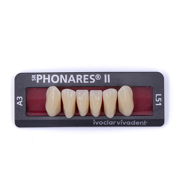 Изображение Зубы фронтальные нижние SR Phonares II Ant. set of 6 L51 A3 645186 1 из 1