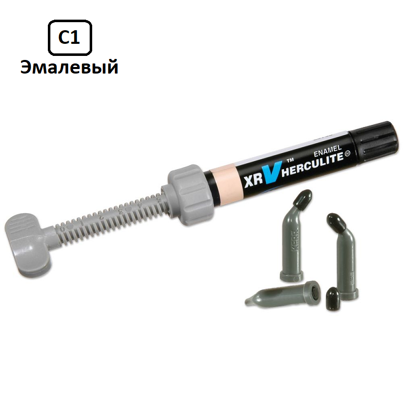 Изображение Herculite™ XRV, эмалевый C1, микрогибридный универсальный композит, шприц 5гр 1 из 1