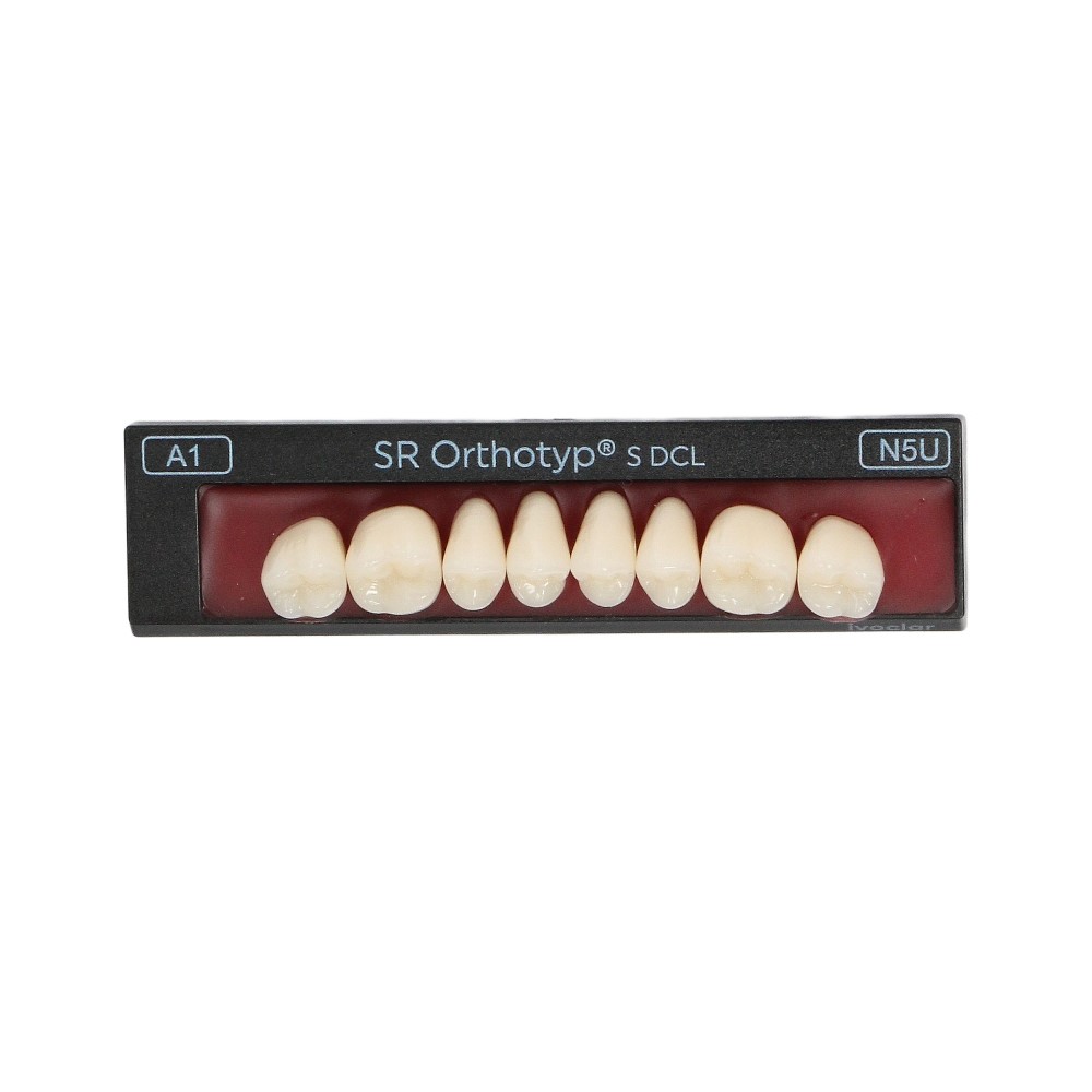 Изображение Зубы SR Orthotyp S DCL форма N5U, цвет A1, боковые верхние, 8шт