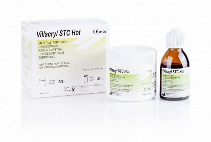 Изображение Виллакрил Stc hot / Villacryl Stc hot цвет C2 (порошок 80 гр + 40 мл жидкости).