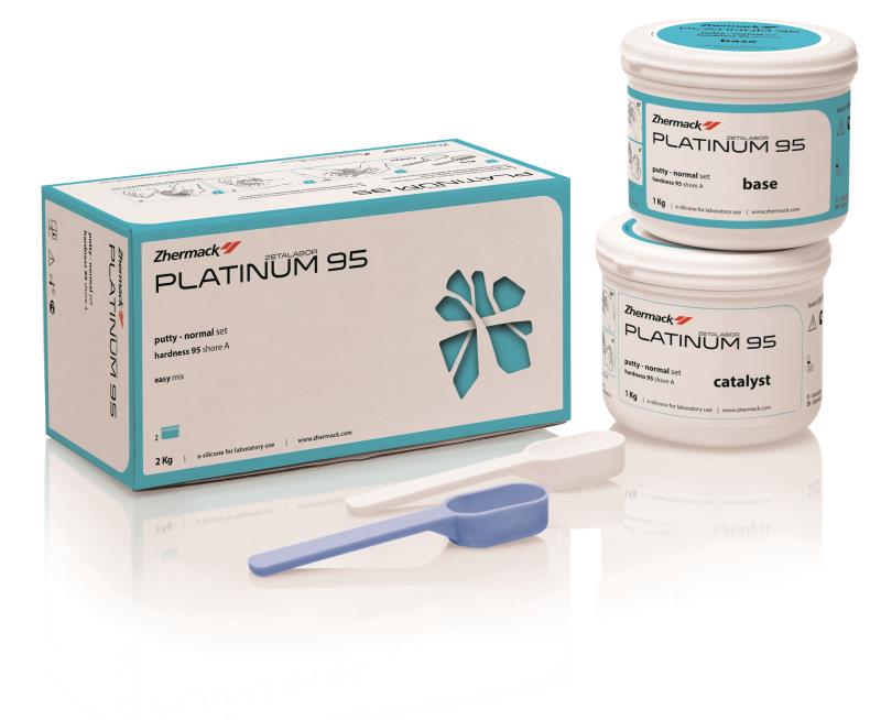 Изображение Платинум 95 / Platinium 95 материал стоматологический, слепочный, 1 кг+1 кг (арт. C400700) 1 из 1