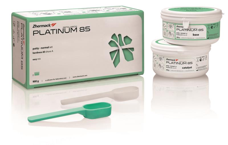Изображение Platinium 85 твердый A-силикон высокой точности, 0,45+0,45кг 1 из 1