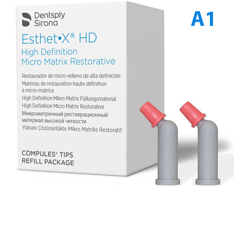 Изображение Эстет-Икс / Esthet-X HD композит в  компьюлах, оттенок A1, 20 шт. объемом по 0,25 гр. 1 из 1