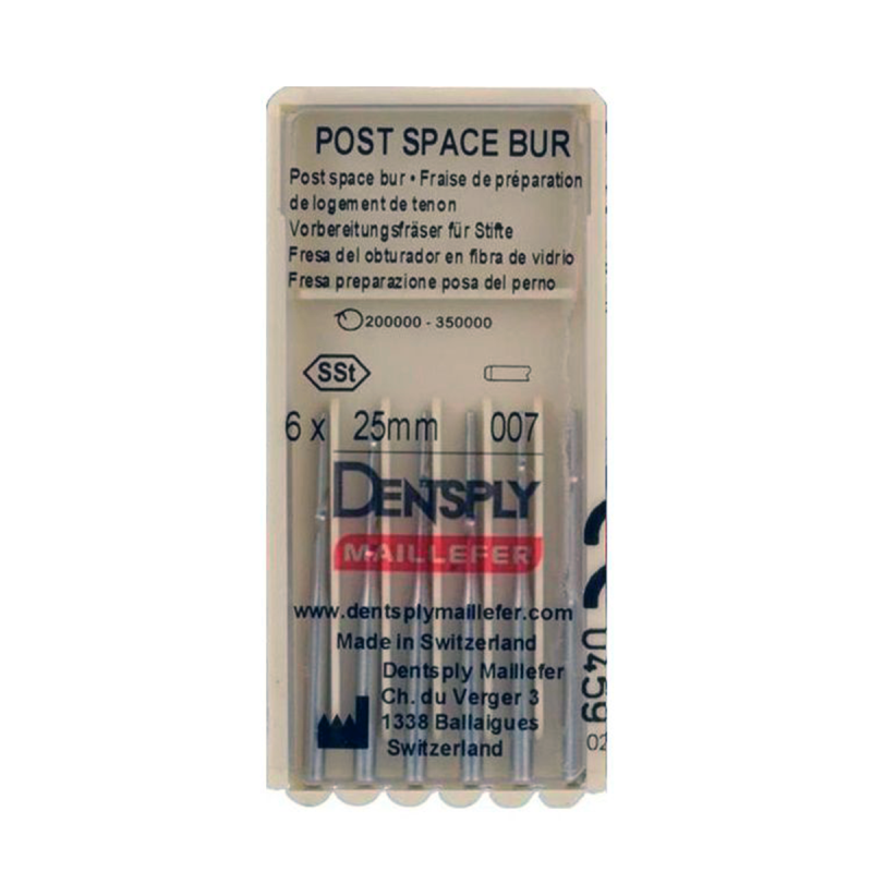 Изображение Бор д/удаления гуттаперчи Пост Спейс / Post Space Bur 007/25мм 6шт Mailler A005131300700 1 из 1