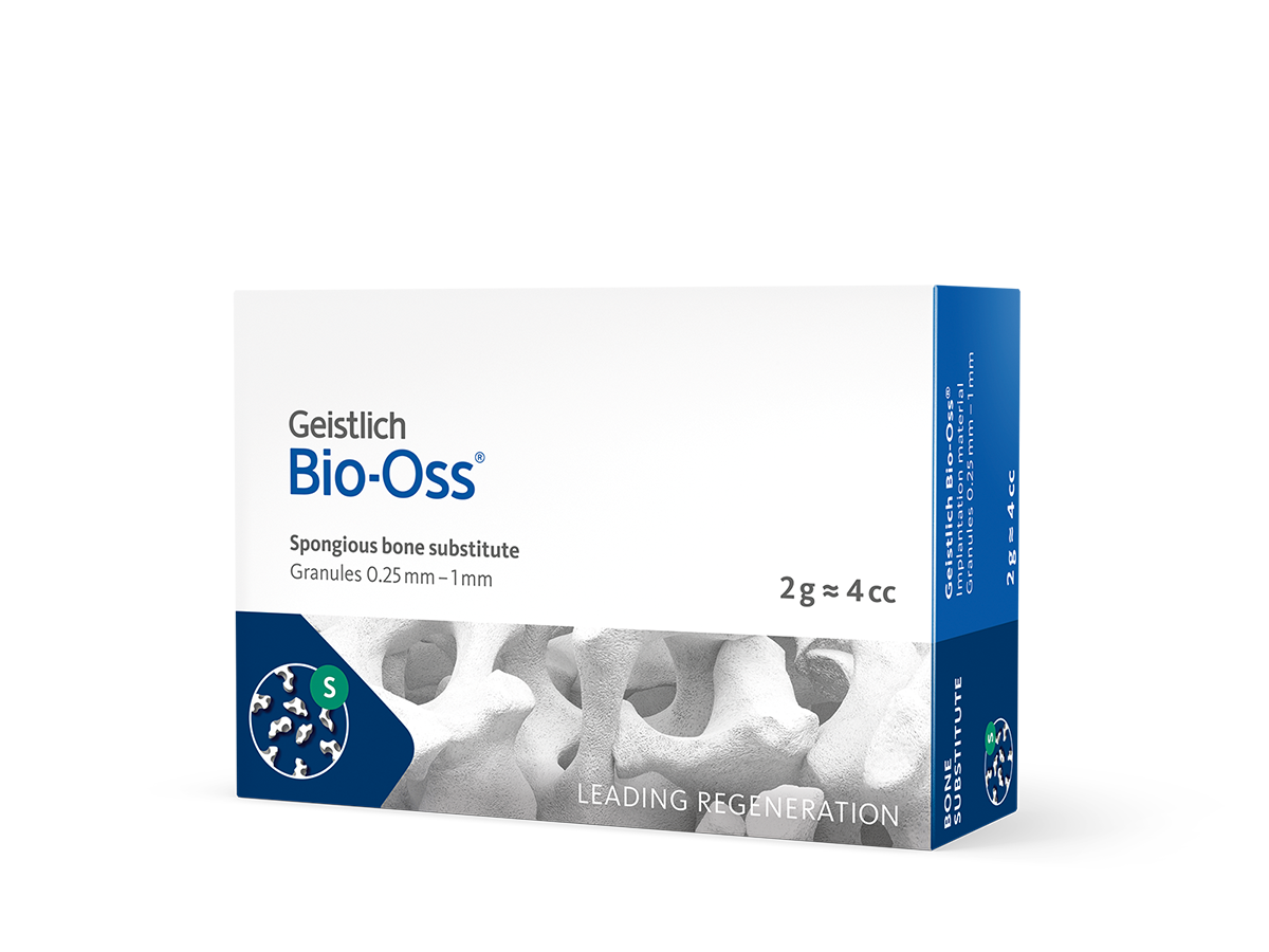 Изображение Био-осс / Bio-Oss Geistlich гранулы 2,0гр 0,25-1мм 58.012 (30645.4) 1 из 1