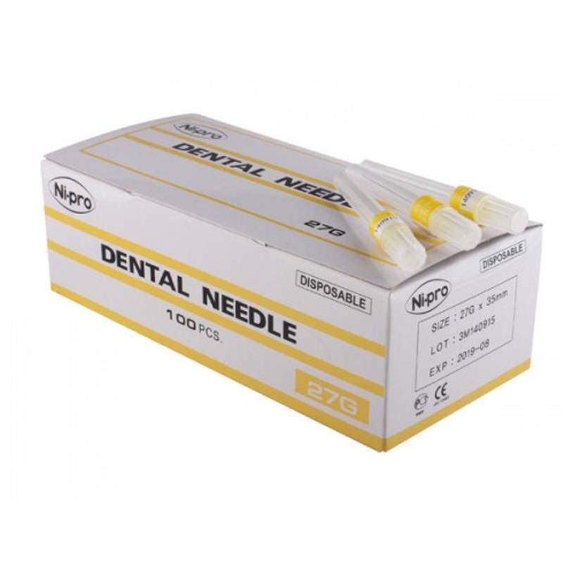 Изображение Иглы карпульные Ni-pro 27G 0,4мм х 30мм евро, Корея