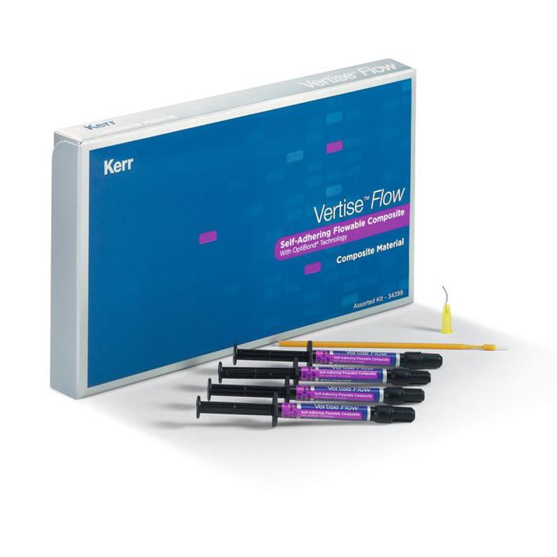 Изображение Вертис Флоу / Vertise™ Flow Assorted Kit самопротравл композит шприц 2гр х 4шт 34399 1 из 1