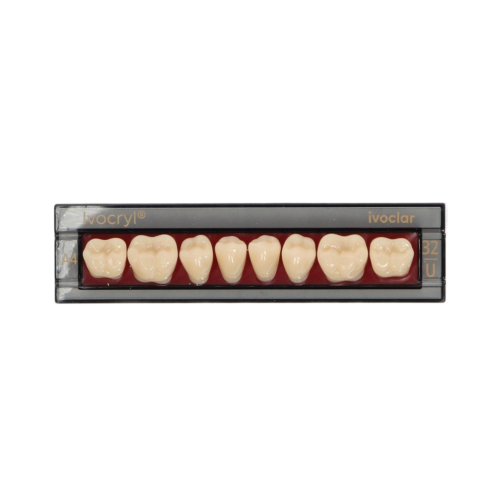 Изображение Зубы Ivocryl Set of 8 L размер 32U, цвет A4, искусственные боковые нижние, 8шт 1 из 2
