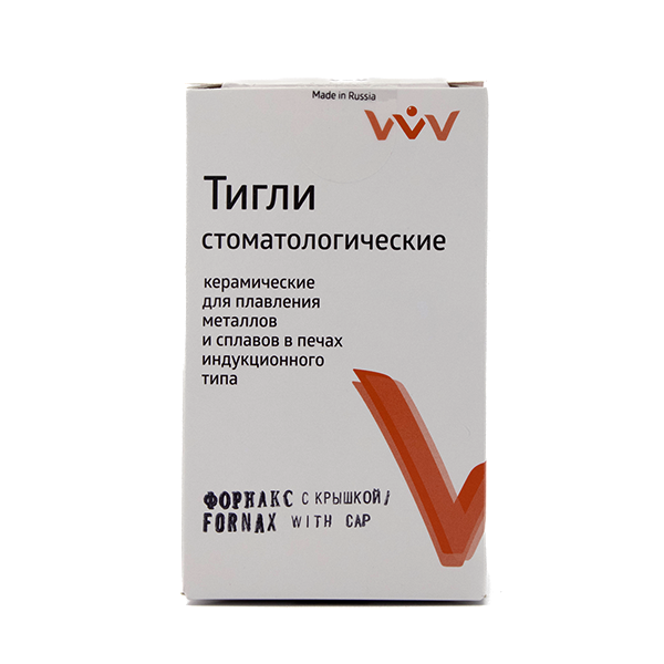 Изображение Тигель керамический типа Форнакс с крышкой 1 из 3