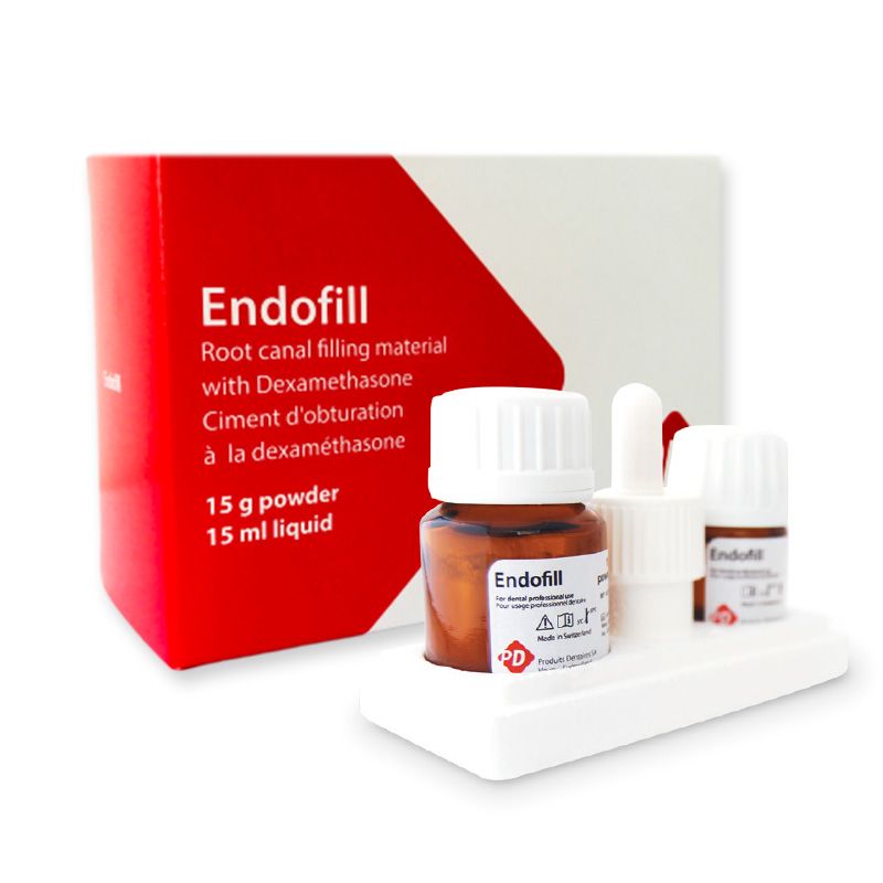 Изображение Endofill Root-canal filing material для пломбирования каналов, с дексаметазоном, 15гр+15мл 1 из 1