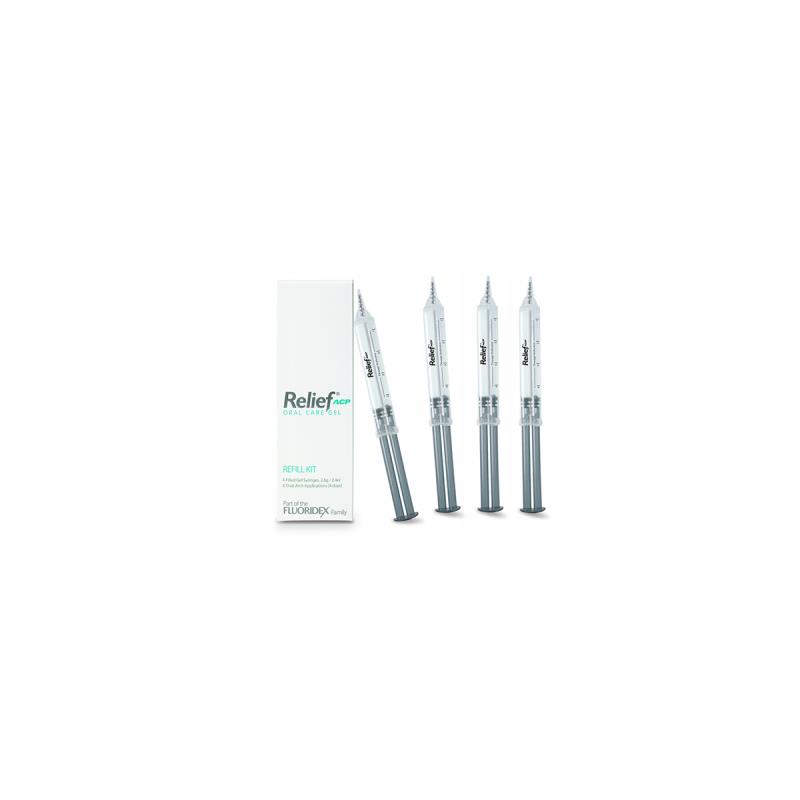 Изображение Гель Relief with 5% нитрат калия и 0,22% фторид натрия в шприце по 2,4г уп 4шт PV1602R (DIS272/30) 1 из 1