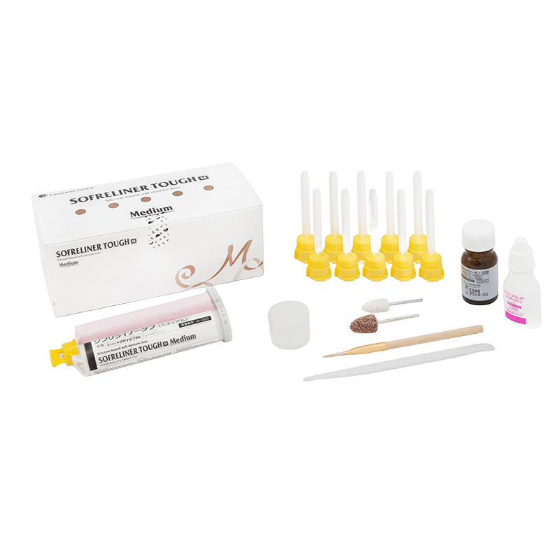 Изображение Софрелайнер / Sofreliner Tough М средней мягкости набор для перебазировки съемных протезов 23351