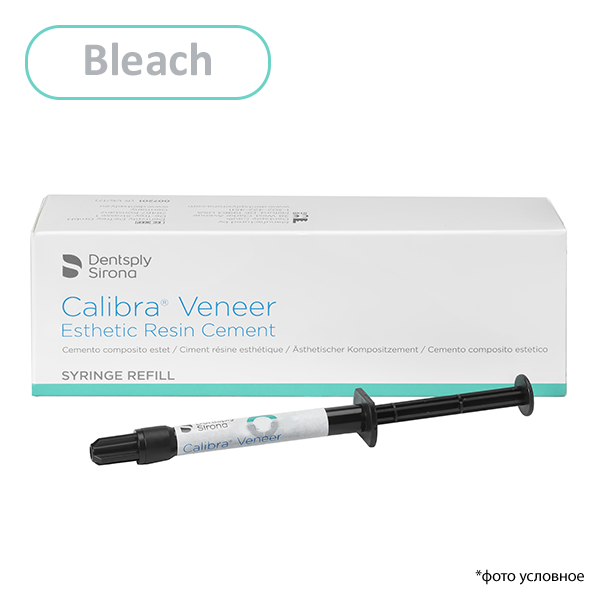 Изображение Калибра / Calibra Veneer цемент композитный светового отверждения BLEACH шприц 1 х 2г 607206 1 из 1