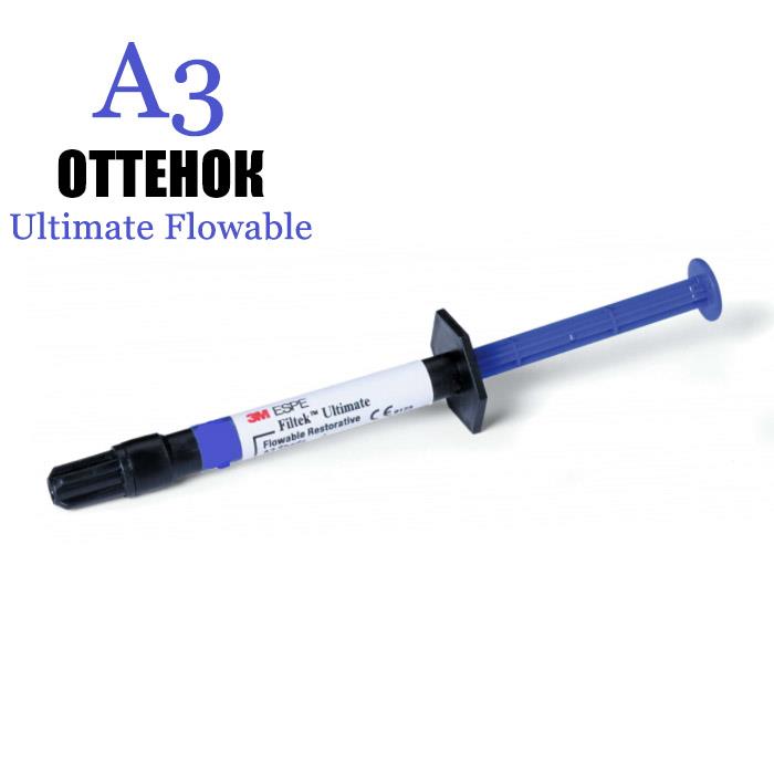 Изображение Филтек Ультимейт Флоубл / Filtek Ultimate Flowable шприц A3 2гр х 2шт 3930A3 1 из 1