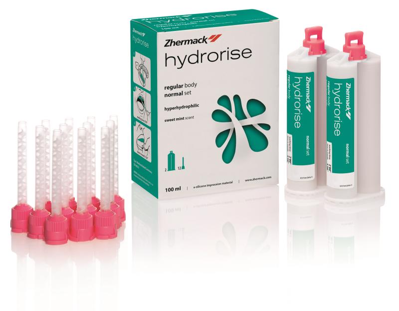 Изображение Hydrorise regular body normal set силикон средней вязкости, картридж, 2х50мл + 12 наконечников 1 из 1