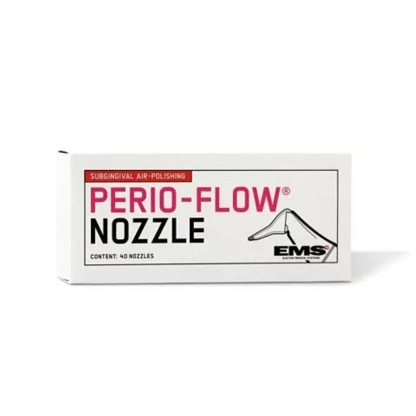 Изображение Насадки (носики) силиконовые EMS Perio Flow nozzles для наконечника AIR-FLOW PERIO (EL-542, EL-352)/Perio-Flow (EL-354A), 40шт 1 из 2