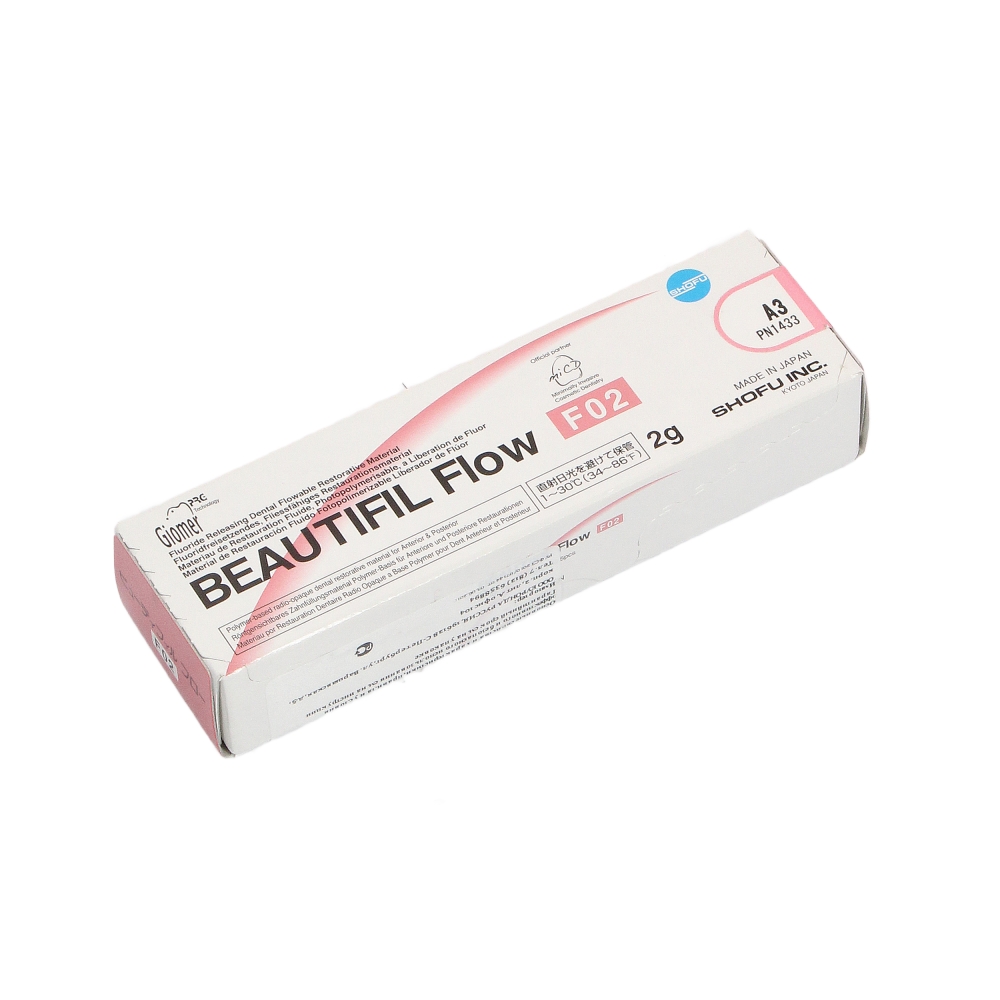 Изображение Beautifil II Flow цвет F02 A3, материал низкой текучести на основе гиомера, шприц, 2гр 2 из 2