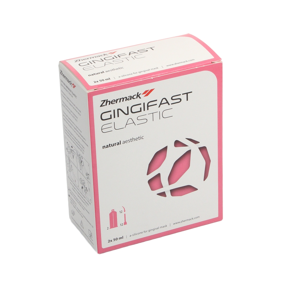 Изображение Gingifast Elastic десневая маска, эластичная, 2x50мл (без лака) 3 из 3