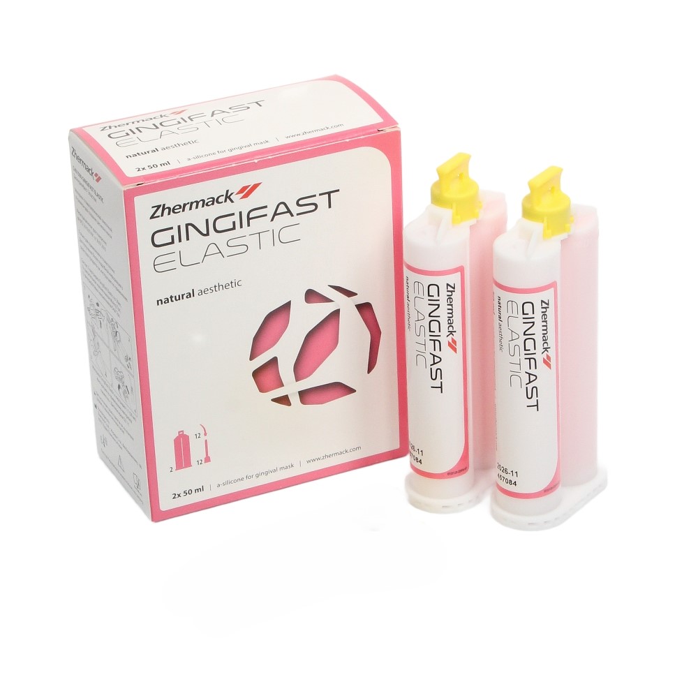 Изображение Gingifast Elastic десневая маска, эластичная, 2x50мл (без лака)