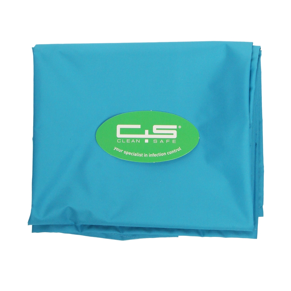 Изображение Фартук защитный Clean+Safe 70х75см, размер Small, бирюзовый, нейлоновый, 1шт