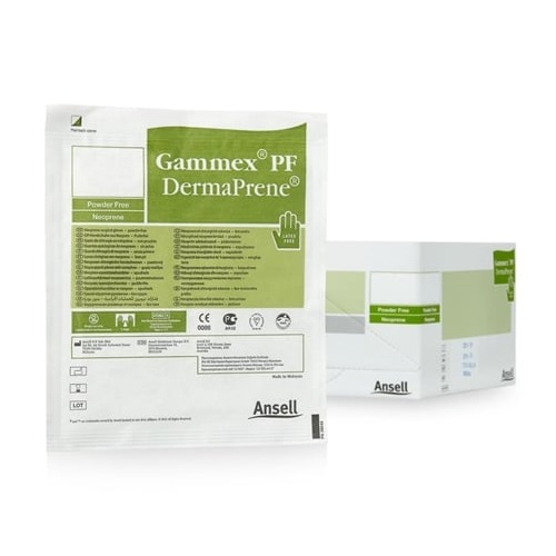 Изображение Перчатки неопреновые 40пар GAMMEX PF DermaPrene 7,5 1 из 1