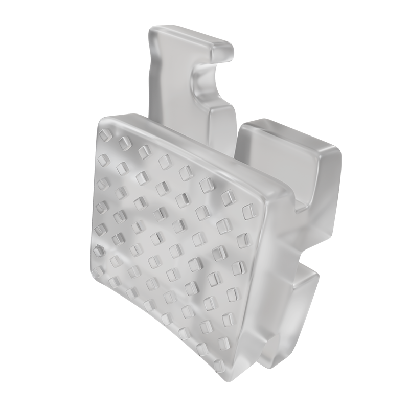 Изображение Брекеты керамические Ceramic Brackets MBT .022 с крючками на 3,4,5, лигатурные, 20 шт. 2 из 3