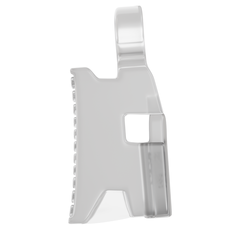 Изображение Брекеты керамические Ceramic Self Ligating MBT .022 с крючками на 3,4,5, пассивные, самолигирующиеся, 20 шт. 3 из 3