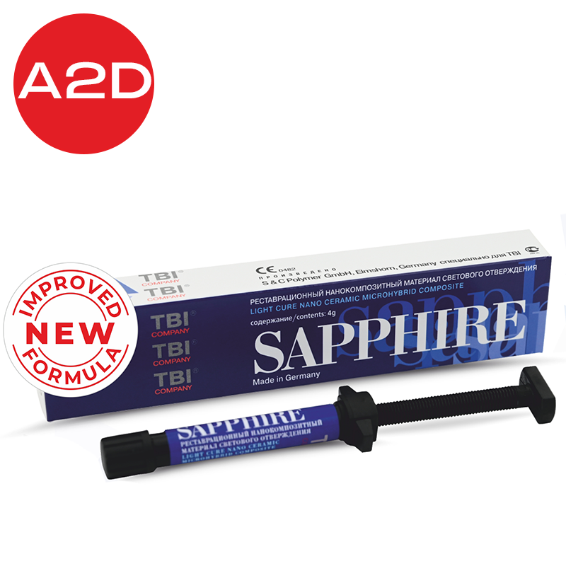 Изображение Сапфир / Sapphire N нанокомпозит с/о A2D шприц 4 гр