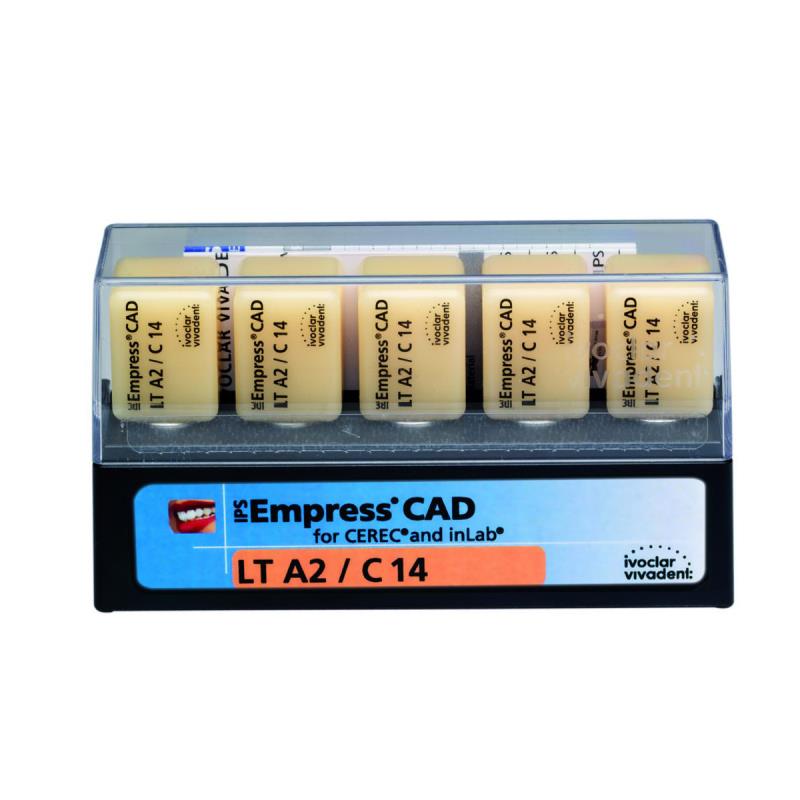 Изображение Емпресс блоки / IPS Empress CAD Cerec/in Lab LT А2 C14 5 шт. 602568 1 из 1