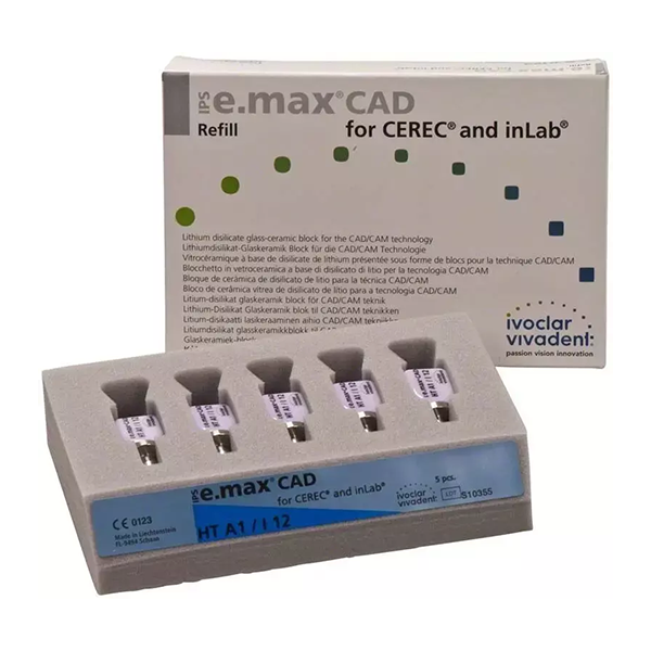 Изображение Емпресс блоки / IPS Empress CAD Cerec/in Lab НT А1 I12 5 шт. 602520 1 из 1