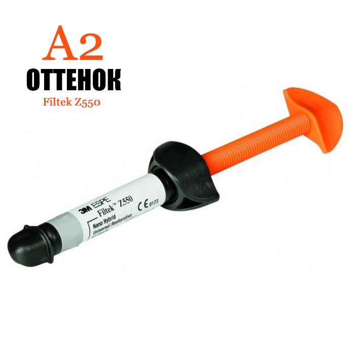 Изображение Филтек Z550 / Filtek Z550 шприц A2 4гр 7050A2 1 из 1