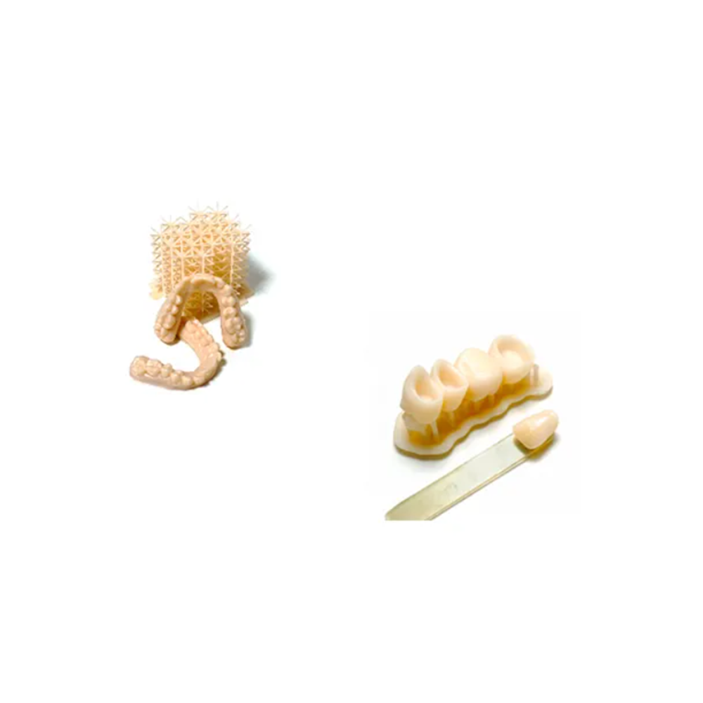 Изображение Фотополимер Dental Sand цвет A1-A2 (LCD/DLP) для дентального моделирования 3D-печать, 1000гр 2 из 3