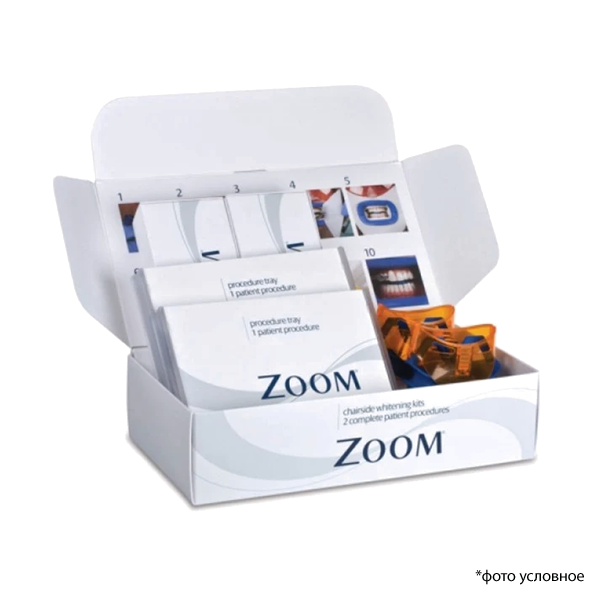 Изображение Philips Zoom Chairside Double Kit - двойной набор для отбеливания зубов (без домашнего ухода) DIS570/01 2 из 2