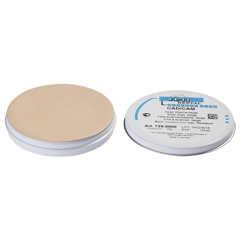 Изображение Воск для сканирования CAD/CAM Consequent wax, бежевый, 45гр