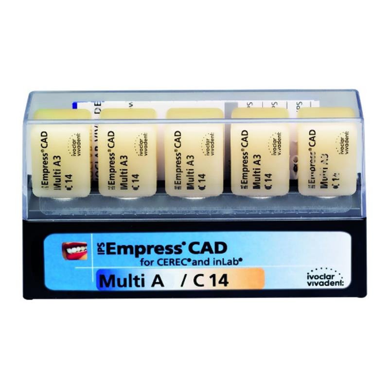 Изображение Емпресс блоки / IPS Empress CAD Cerec/in Lab Multiblocks А3 C14 5 шт. 1 из 1