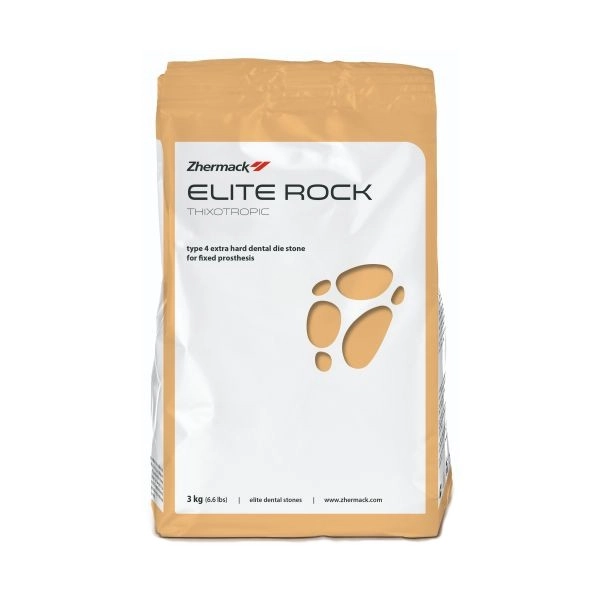 Изображение Гипс Элит рок цвет кремовый / Elite Rock Cream 3кг 4класс C410020 1 из 1