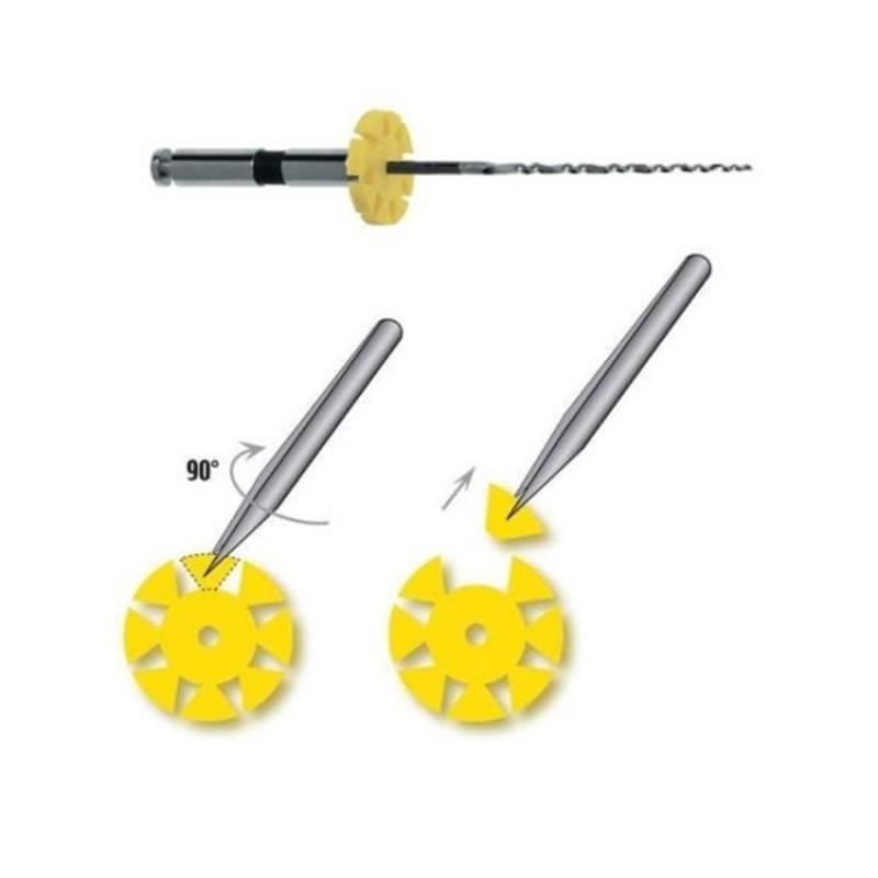 Изображение Диск памяти (счетчик) желтый 100шт/Safety MemoDisc/Stop в пакете 1 из 1